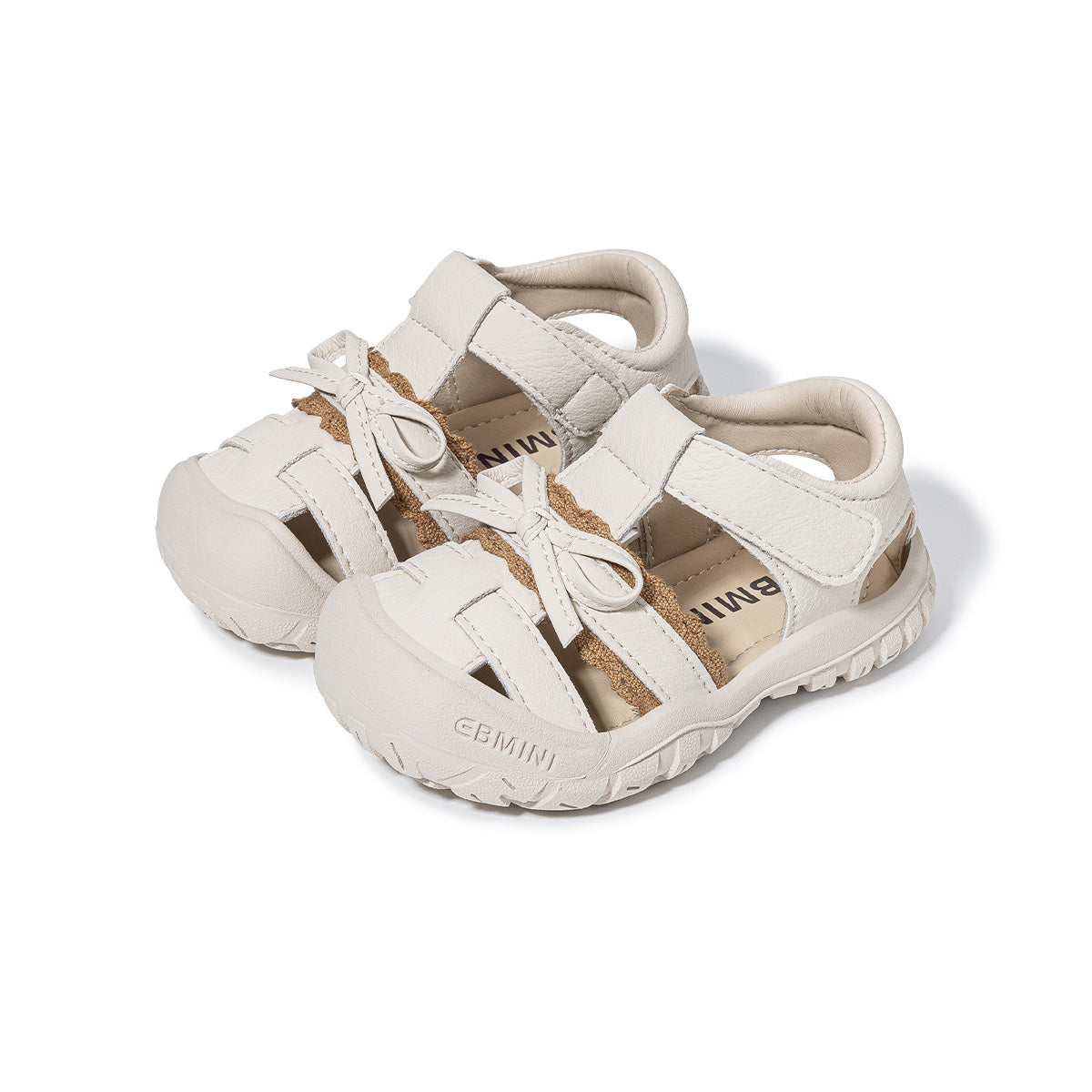 EBMINI LINEN secure closed-toe sandals for everyday protection