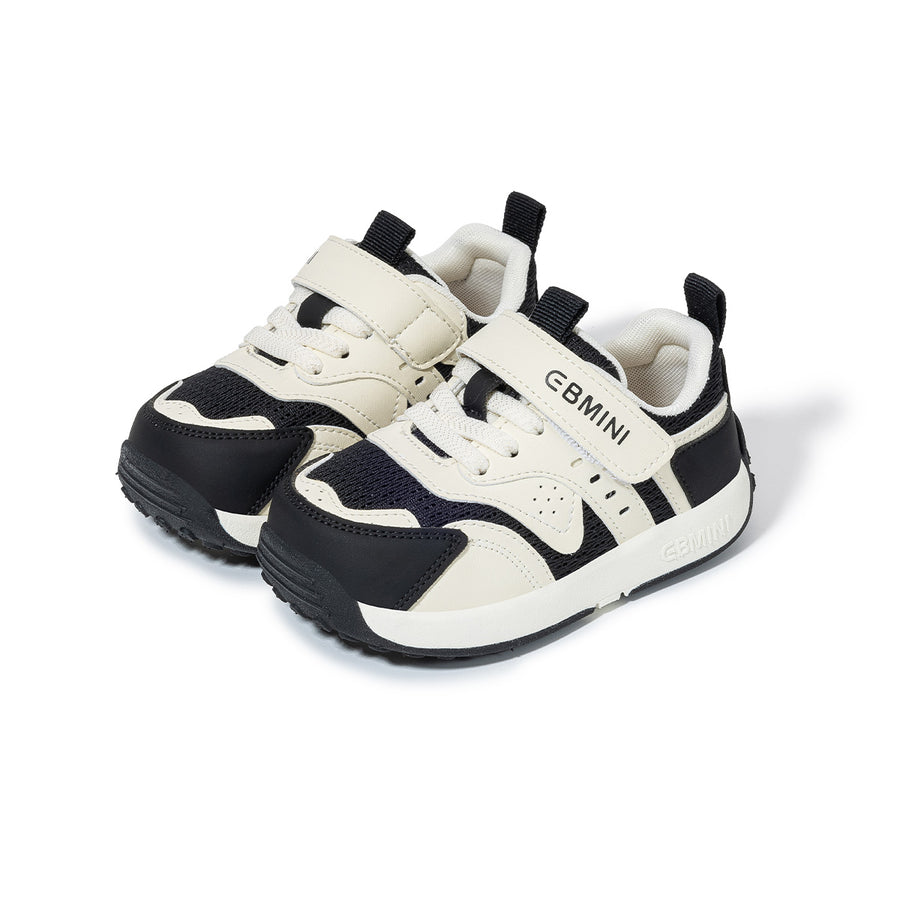 EBMINI LUSH barefoot toddler sneakers with a retro pastel design