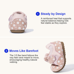 EBMINI MEADOW padded heel support and flexible first walker sole