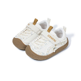 EBMINI MEADOW floral barefoot toddler sneakers product view 1