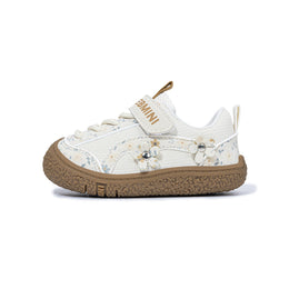EBMINI MEADOW floral barefoot toddler sneakers product view 2