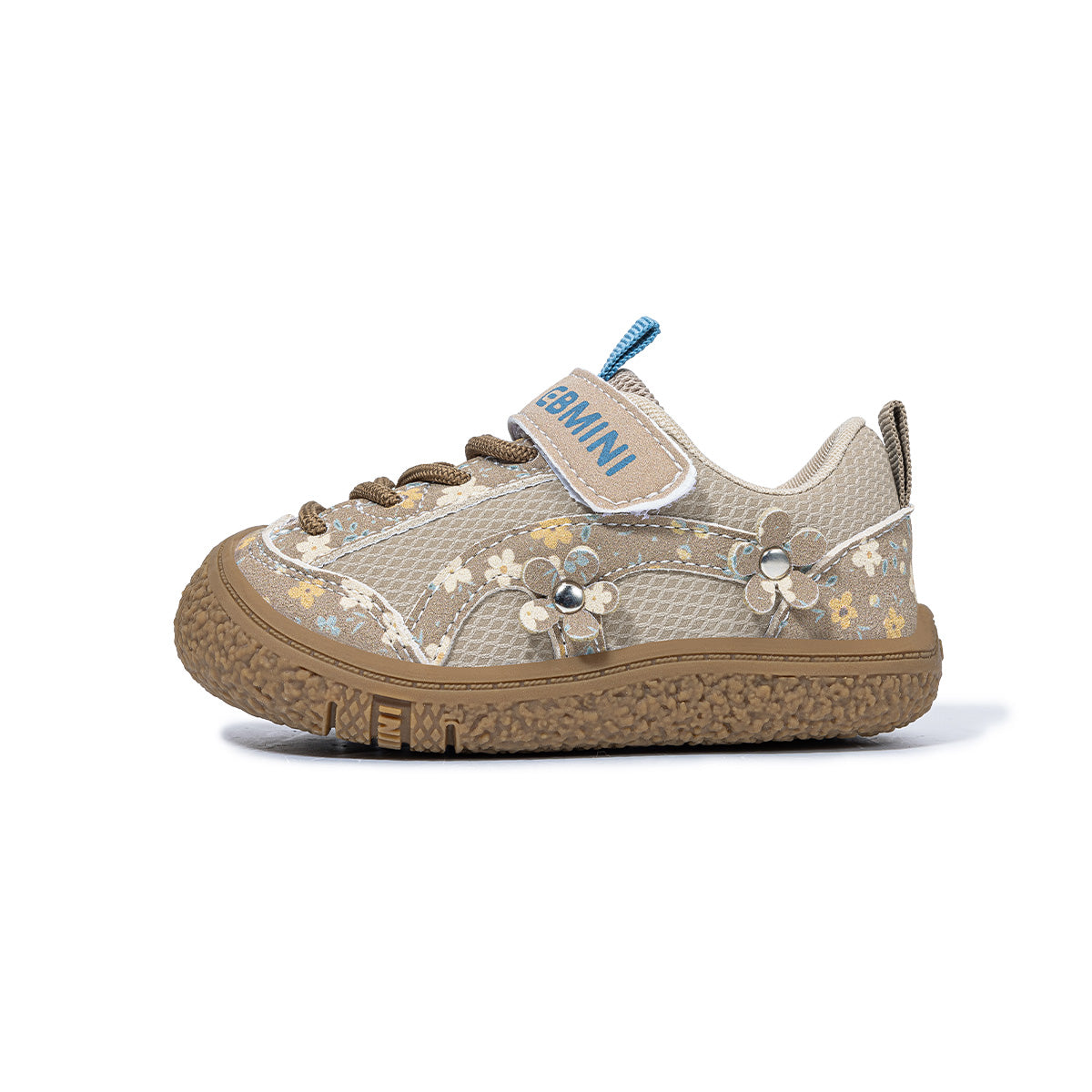 EBMINI MEADOW floral barefoot toddler sneakers product view 3
