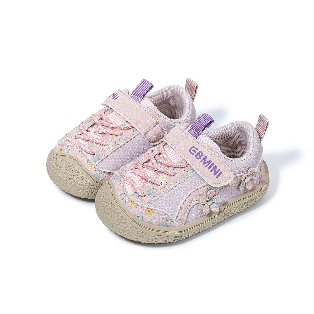 EBMINI MEADOW floral barefoot toddler sneakers product view 11