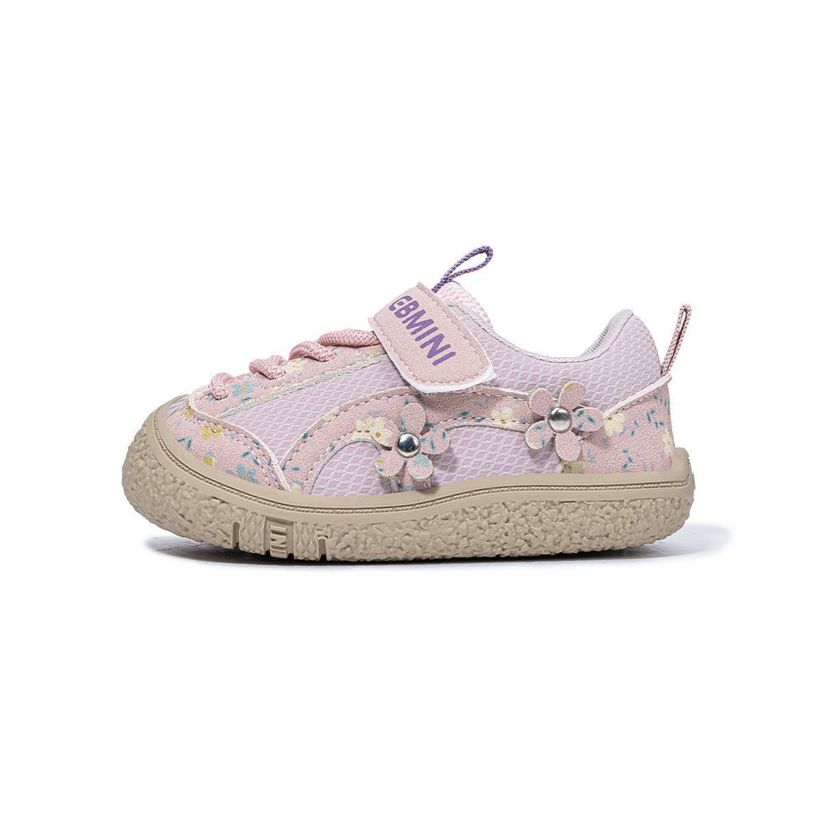 EBMINI MEADOW floral barefoot toddler sneakers product view 12