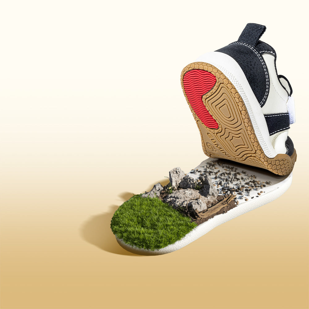EBMINI MELLOW shoes with a soft padded ankle collar