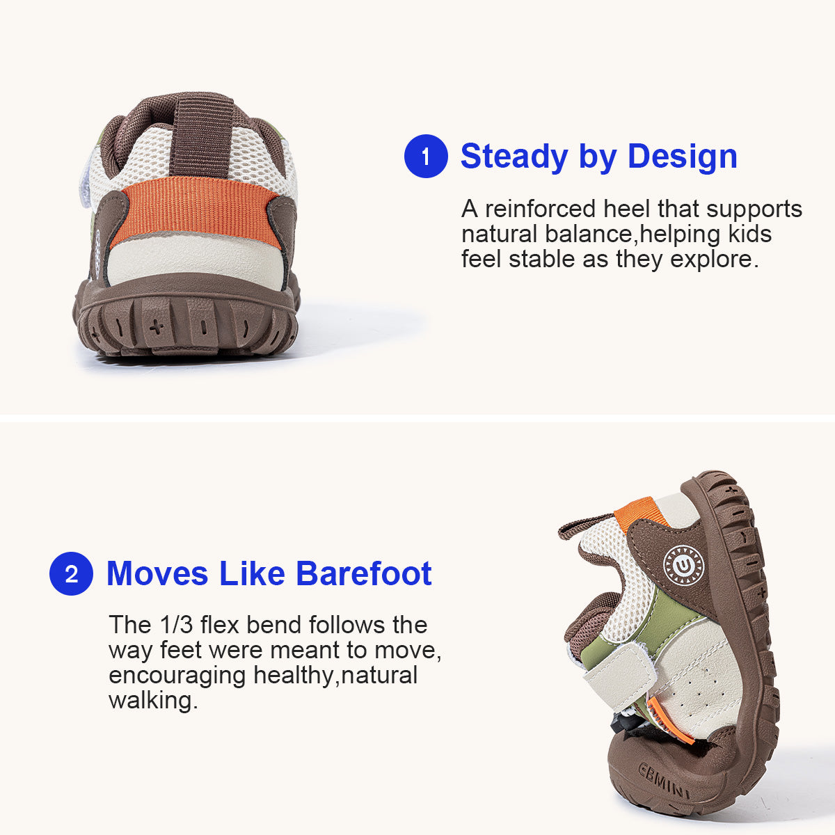 EBMINI MOTION sneakers for school parks and playgrounds