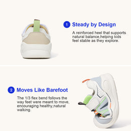 EBMINI NEON green neon sneakers for growing feet