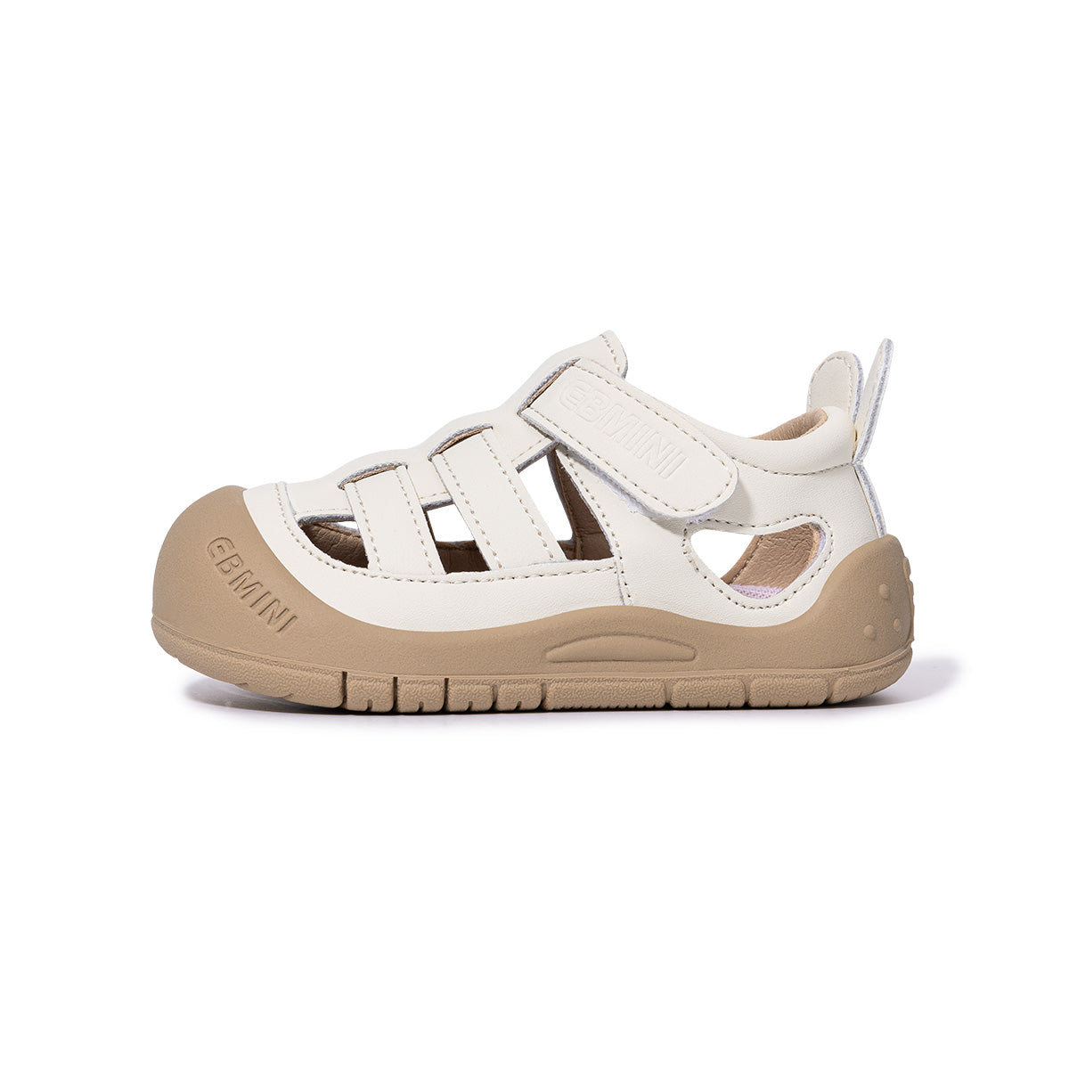 EBMINI NICO closed-toe sandals with a roomy wide toe box