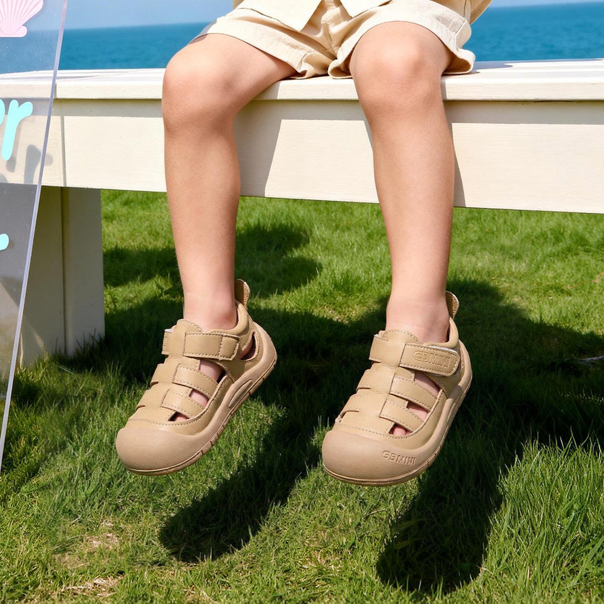 EBMINI NICO breathable cage sandals for warm-weather play