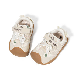 EBMINI OPAL pink and white toddler sneakers for special occasions