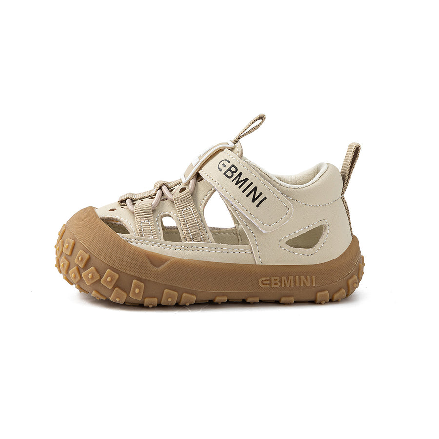 EBMINI OPEN first-walker sandals with a roomy wide toe box