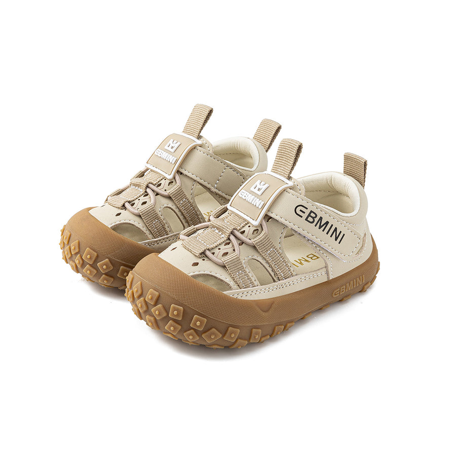 EBMINI OPEN barefoot toddler sandals with a classic closed-toe cutout design