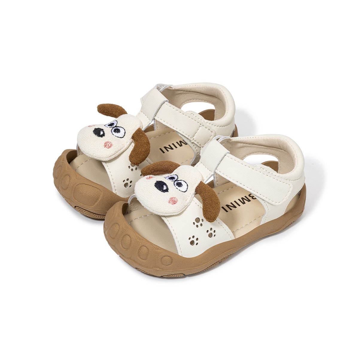 EBMINI PANDA barefoot toddler sandals with playful cartoon details