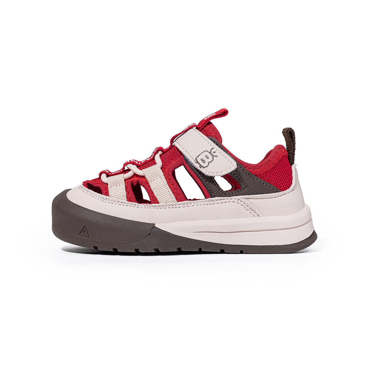 EBMINI PATCH toddler sandals with colorful letter accents