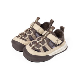 EBMINI PATCH barefoot toddler sandals with playful letter-print details