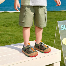 EBMINI PETAL easy-on sandals with a secure hook-and-loop strap