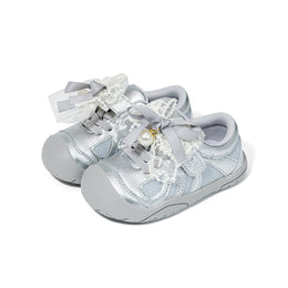 EBMINI PRIMA toddler sneakers with metallic and lace-inspired details