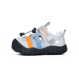 EBMINI PRISM closed-toe sandals with a roomy wide toe box