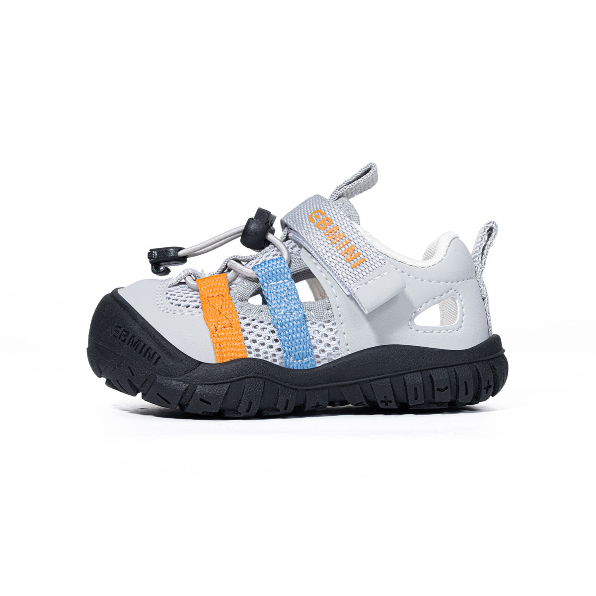 EBMINI PRISM closed-toe sandals with a roomy wide toe box