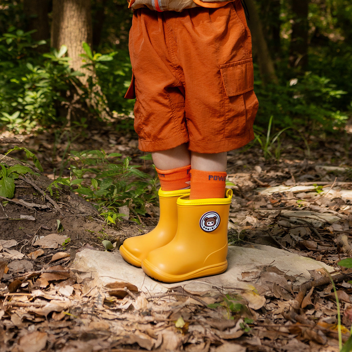 EBMINI PUDDLE non-slip kids boots for rainy-day outdoor play