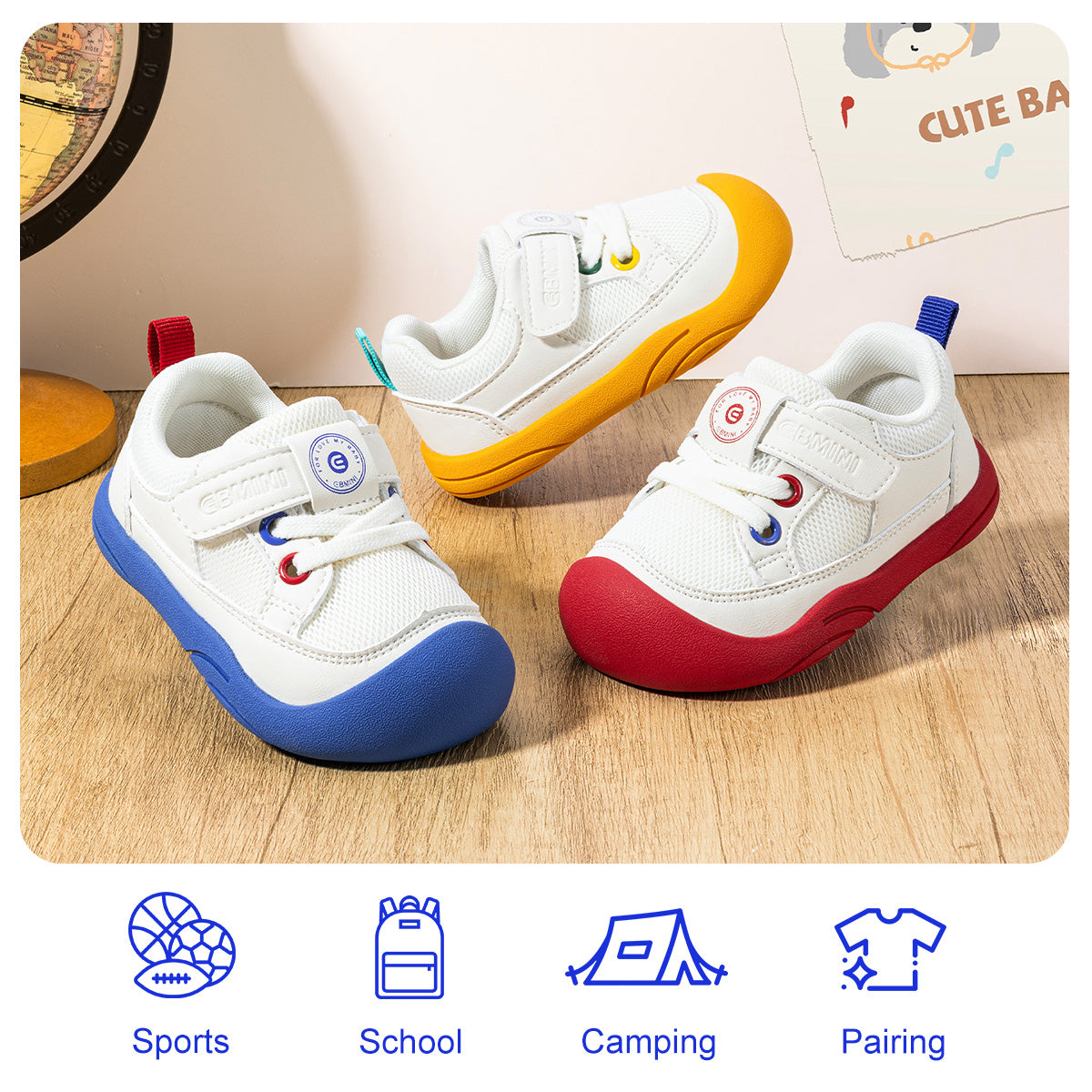 EBMINI PULSE barefoot toddler sneakers product view 6