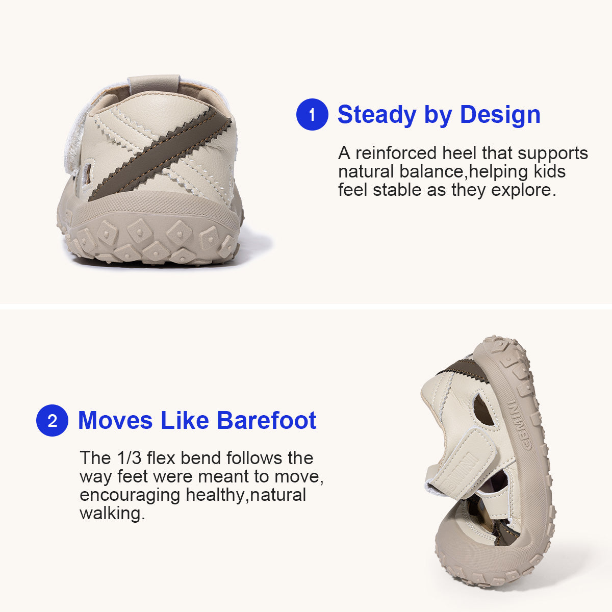 EBMINI PUPS non-slip toddler sandals for playground activities
