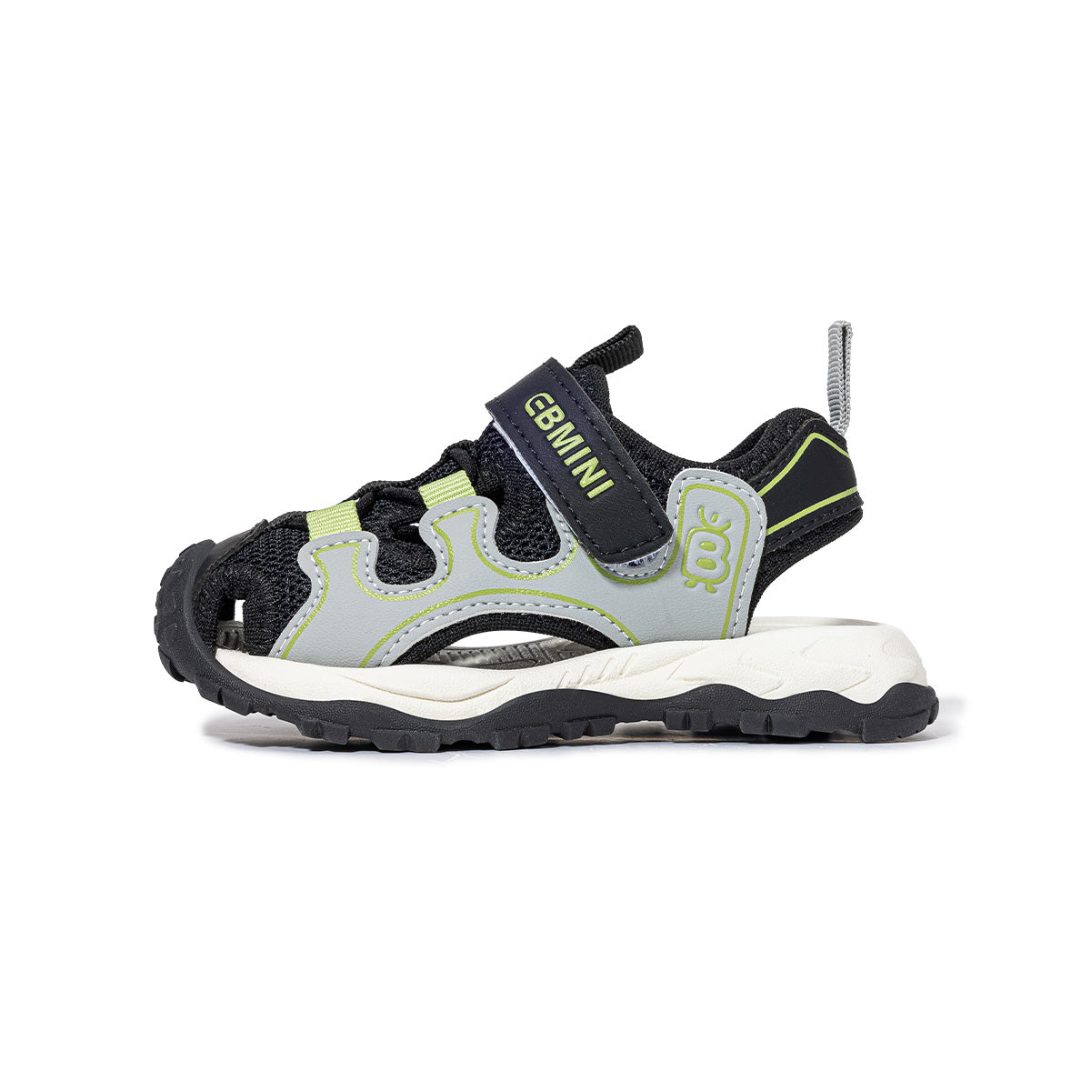 EBMINI RETRO wave-detail sandals with an adjustable fit