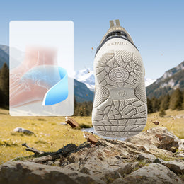 EBMINI RIDGE soft cushioning technology for rocky outdoor surfaces