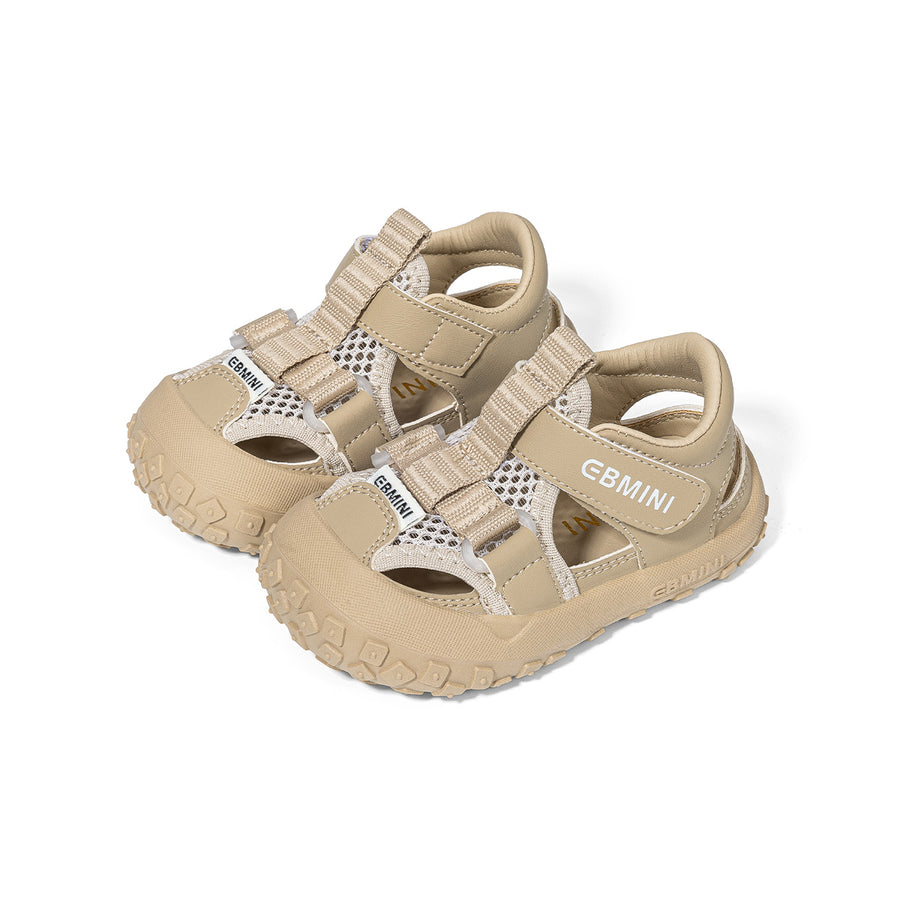 EBMINI RIDGE barefoot toddler sandals with a rugged hiking design