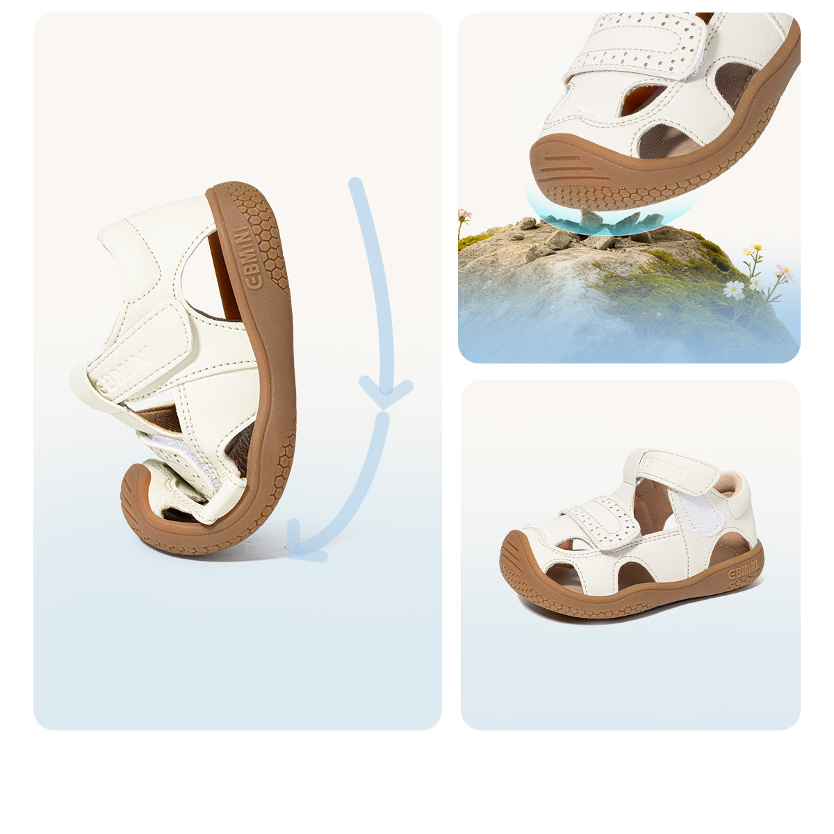 EBMINI ROMAN unisex toddler sandals for warm-weather wear