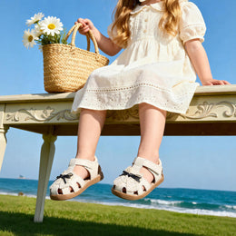 EBMINI ROMY toddler sandals with hook-and-loop ankle strap