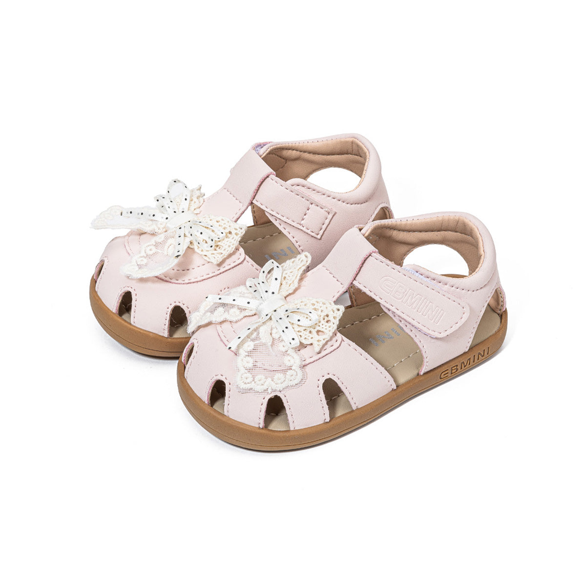EBMINI ROMY comfort-style cage sandals for girls