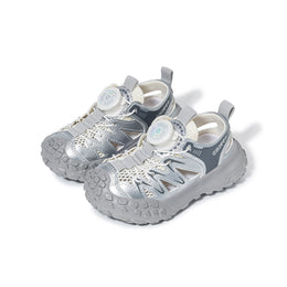 EBMINI ROTO closed-toe toddler sandals with rotary buckle