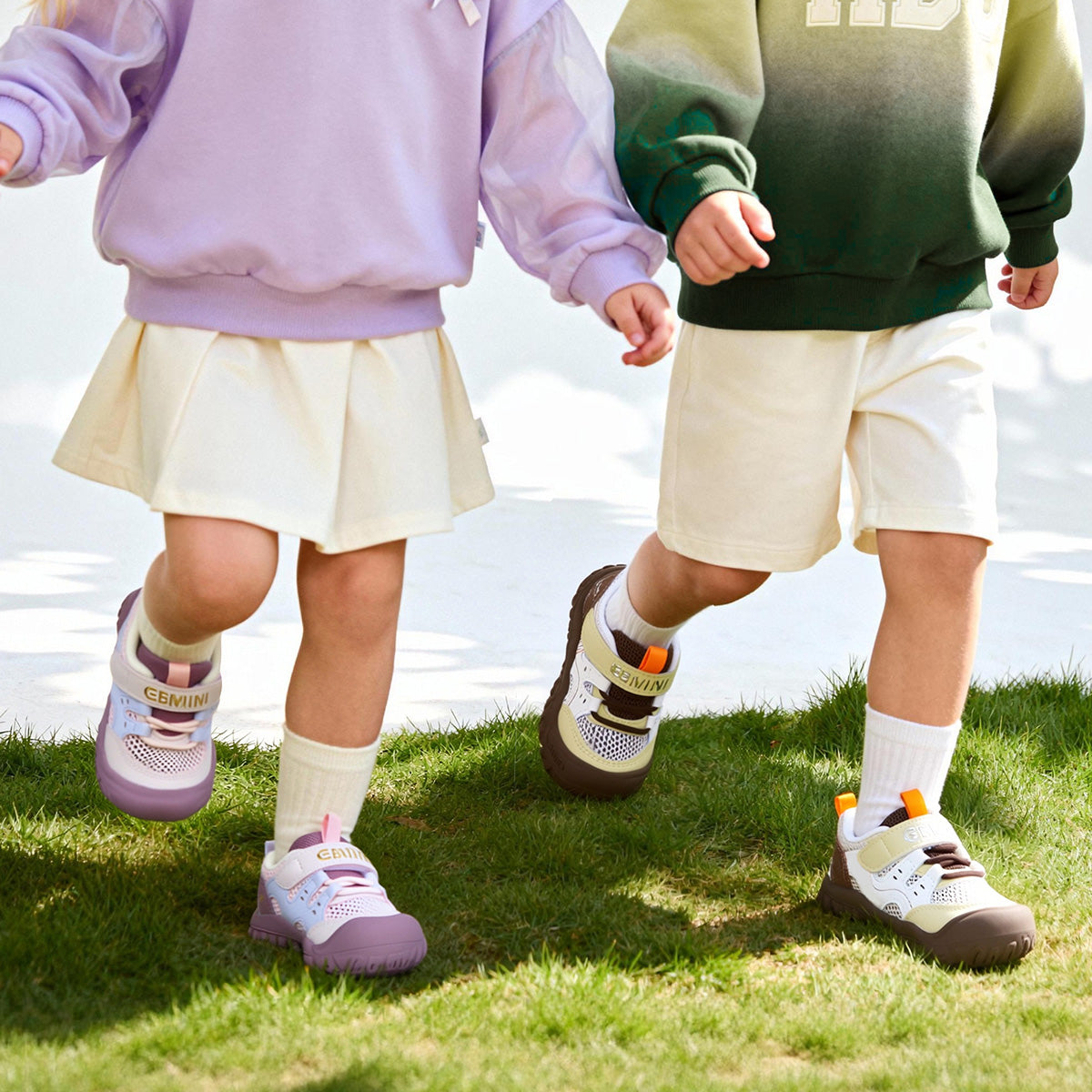 EBMINI ROVER breathable mesh colorblock toddler sneakers