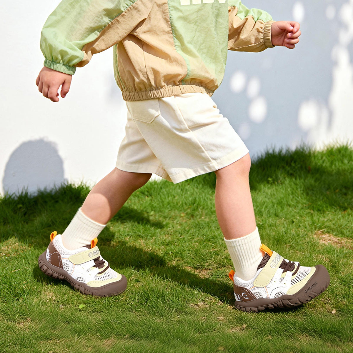 EBMINI ROVER toddler sneakers with adjustable hook-and-loop strap