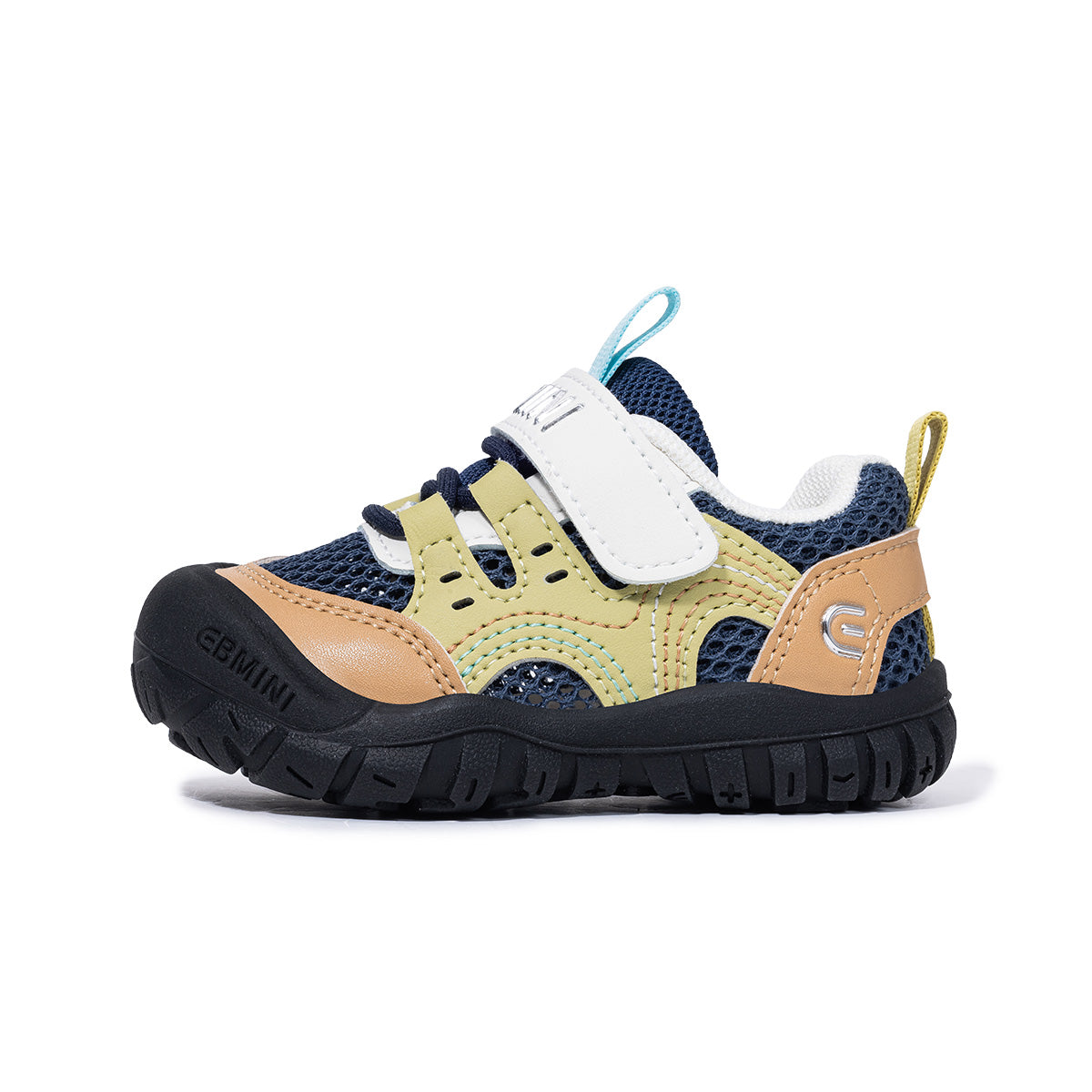 EBMINI ROVER brown colorblock toddler sneakers