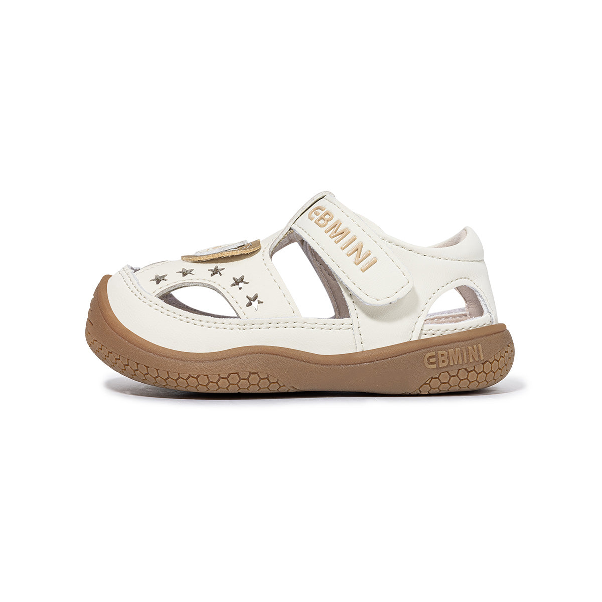 EBMINI SCOUT closed-toe sandals with a roomy wide toe box