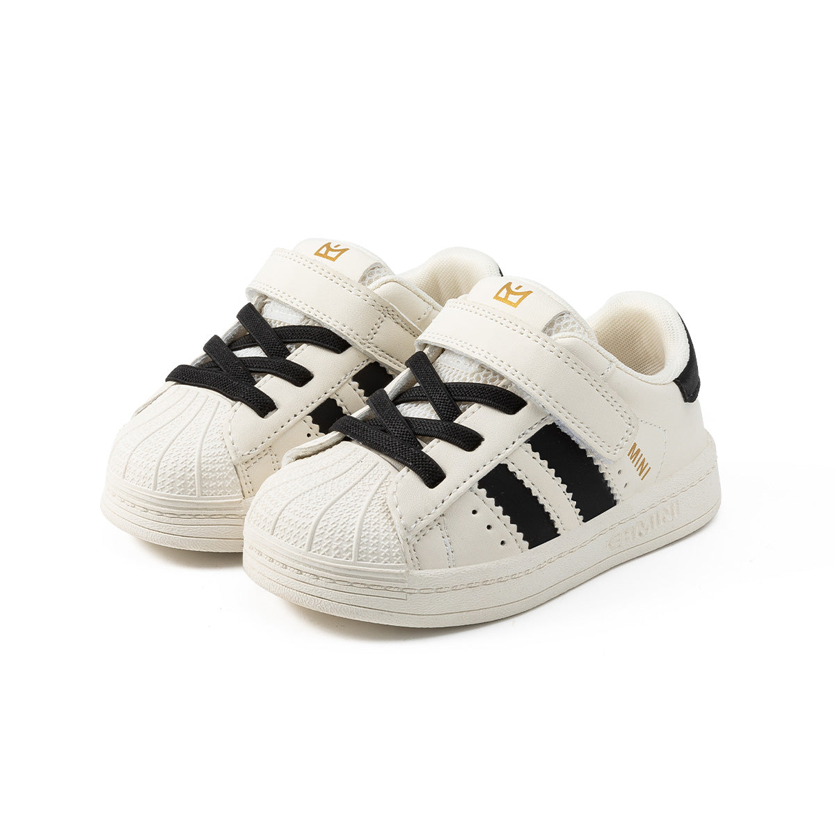EBMINI SHELL shell-toe toddler sneakers in a classic low-top style