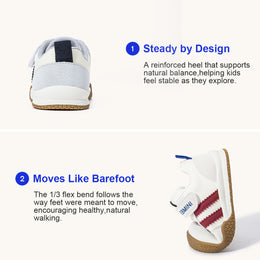 EBMINI SIDELINE wide toe retro toddler sneakers outsole traction detail