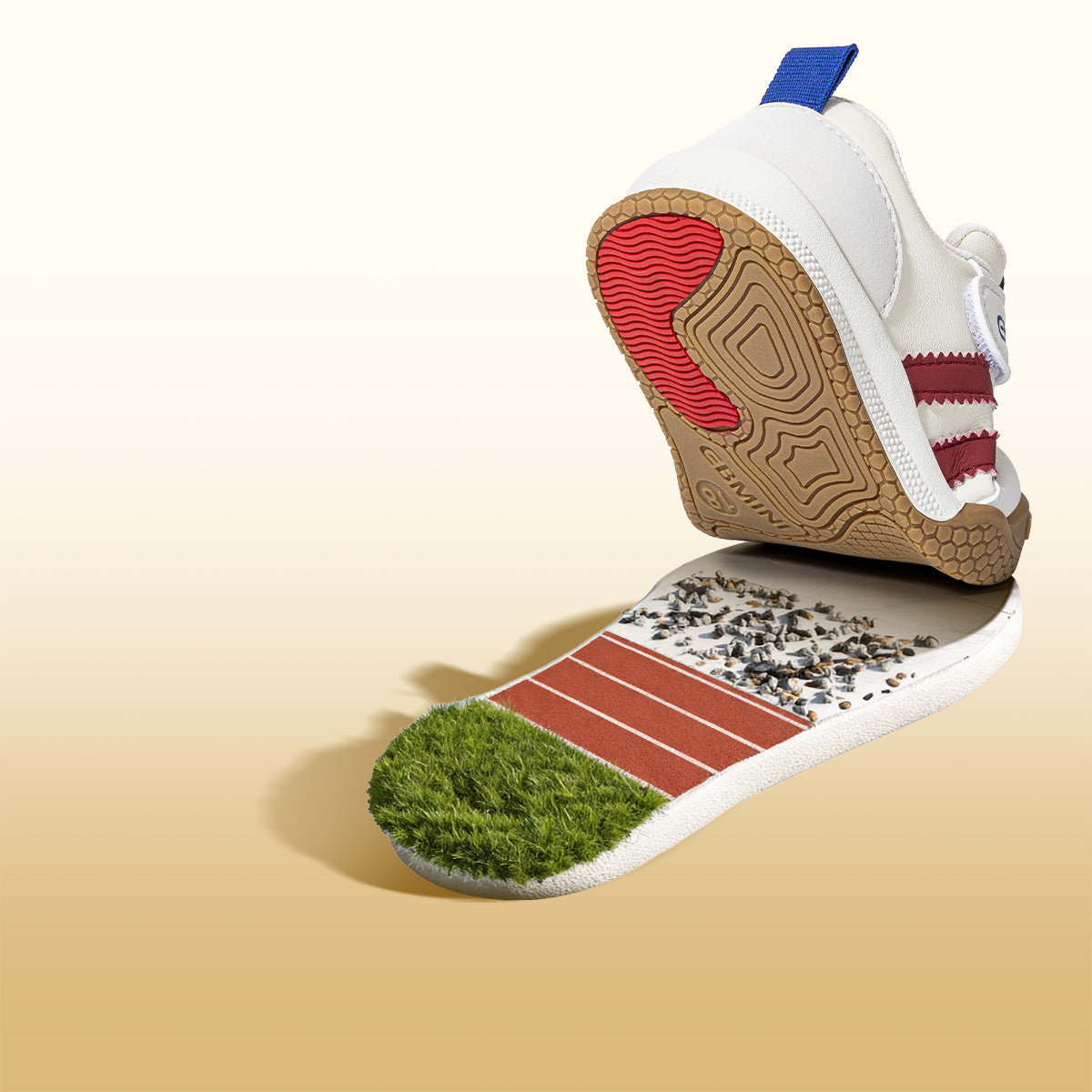 EBMINI SIDELINE padded heel detail