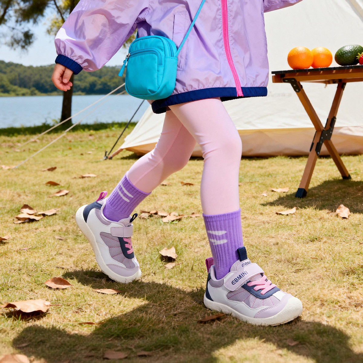 EBMINI SKYPOP purple and blue pastel sneaker color options