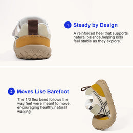 EBMINI SLICK non-slip toddler sneakers with a lug outsole