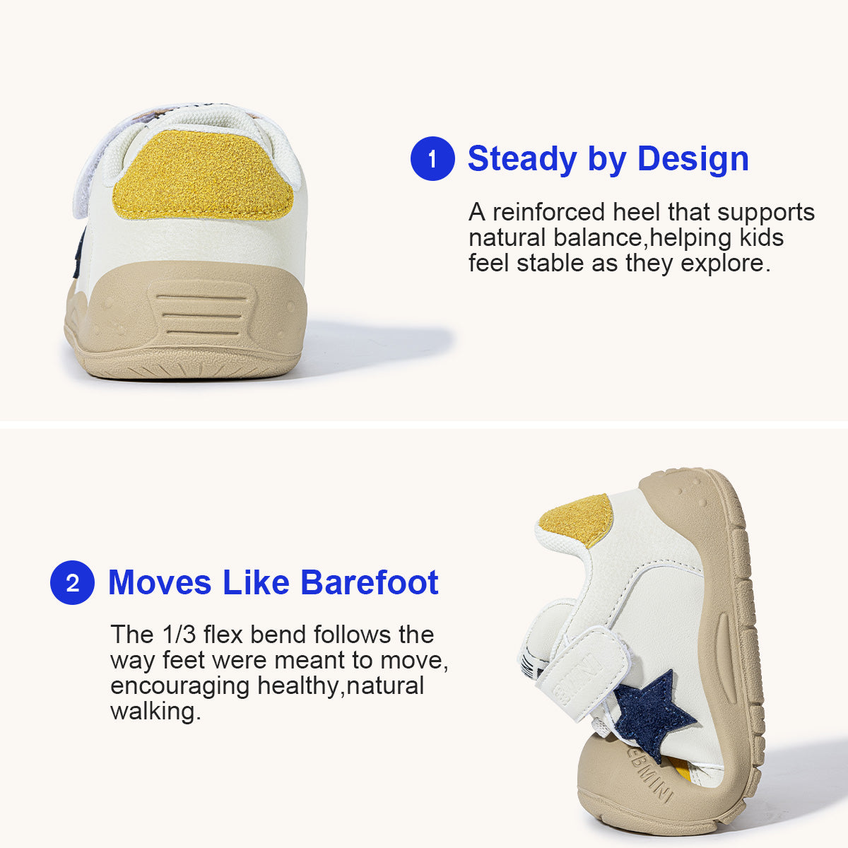 EBMINI SPARK shoes for active everyday adventures
