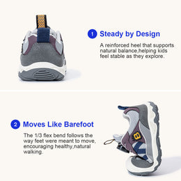 EBMINI SPIN padded heel and soft sole detail