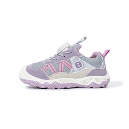 Side view of purple EBMINI SPIN protective outdoor sneaker