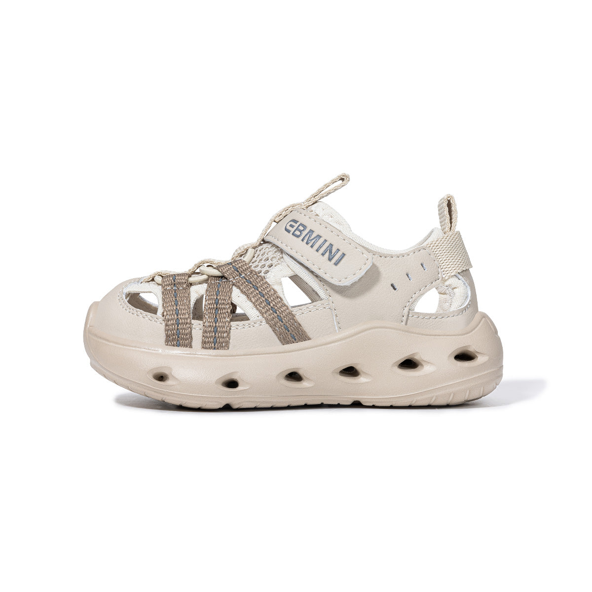 EBMINI SPLASH closed-toe kids sandals with wide toe box