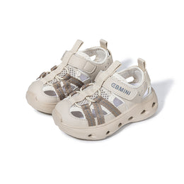 EBMINI SPLASH woven kids sandals with closed-toe design