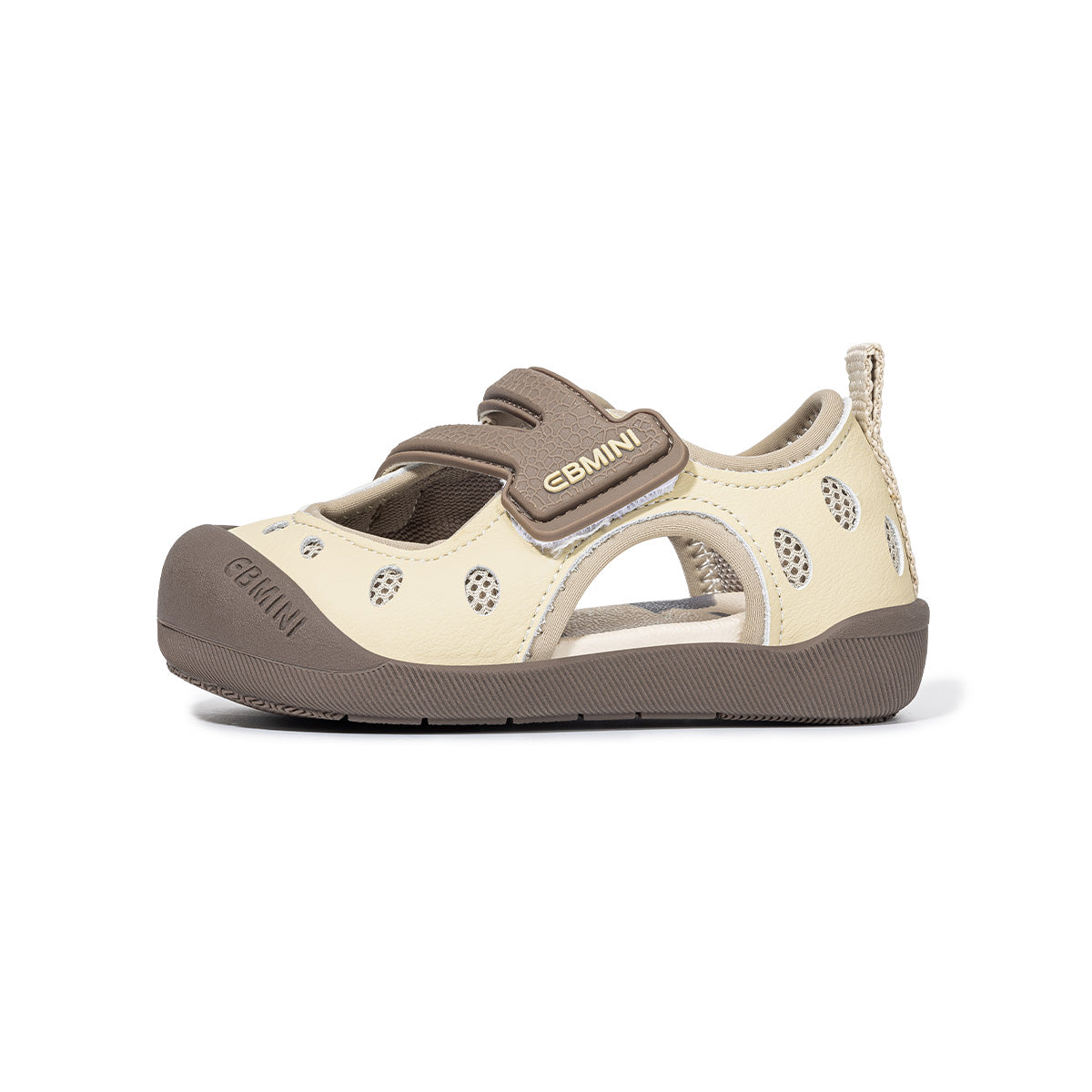 EBMINI SPOT closed-toe sandals with a roomy wide toe box