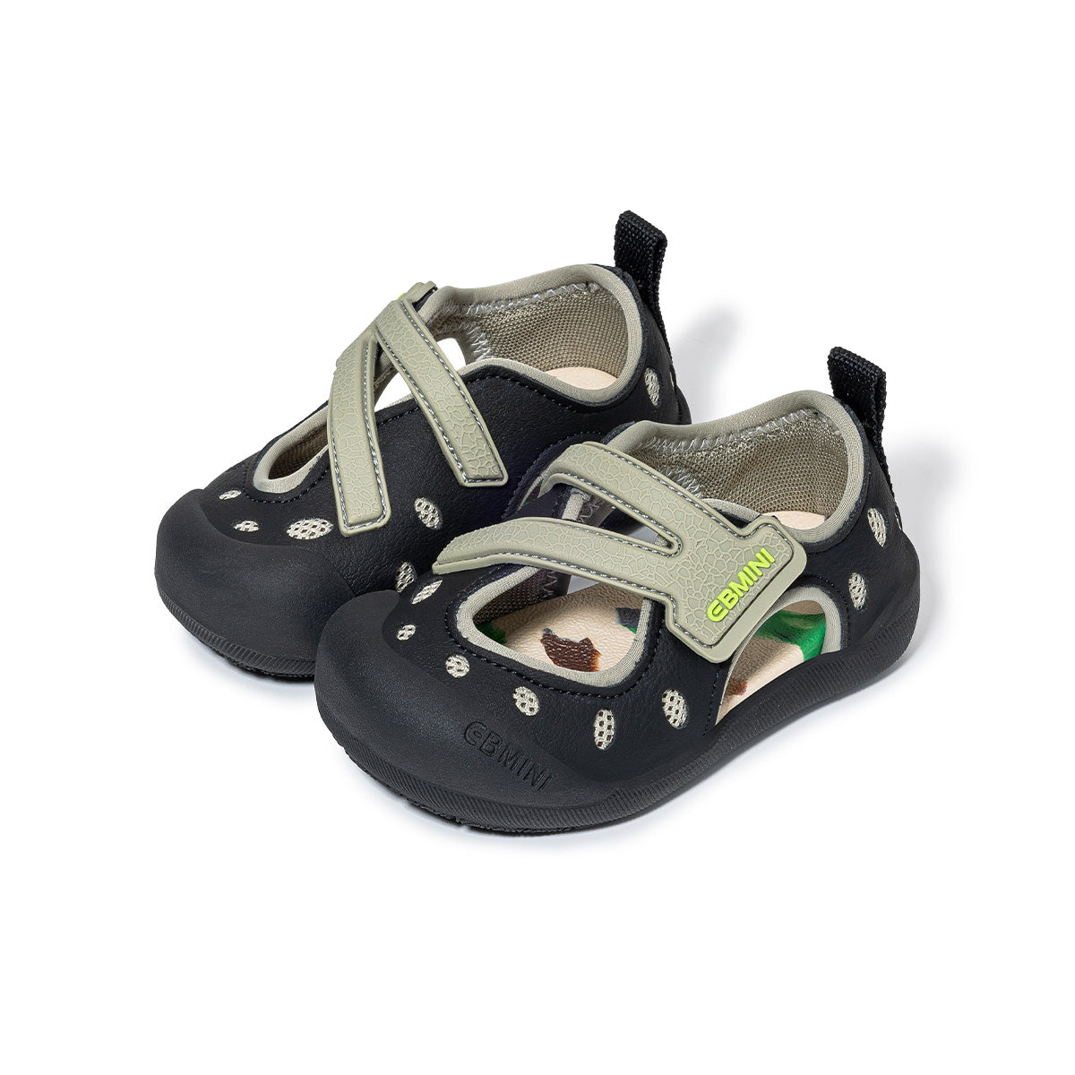 EBMINI SPOT perforated toddler sandals for warm-weather wear