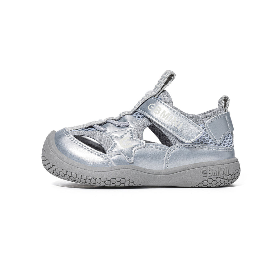 EBMINI STAR closed-toe sandals with a roomy wide toe box